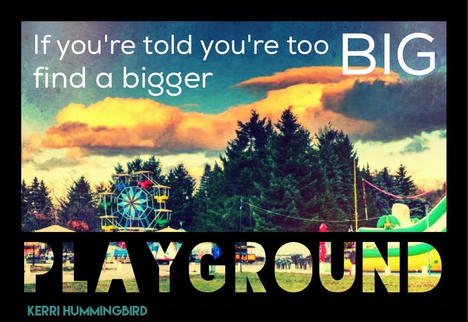 You are currently viewing You Just Need A Bigger Playground